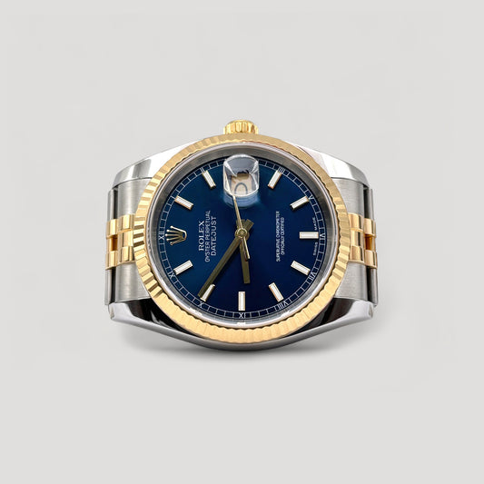 Mint Rolex Datejust Blue Jubilee 36mm 116233