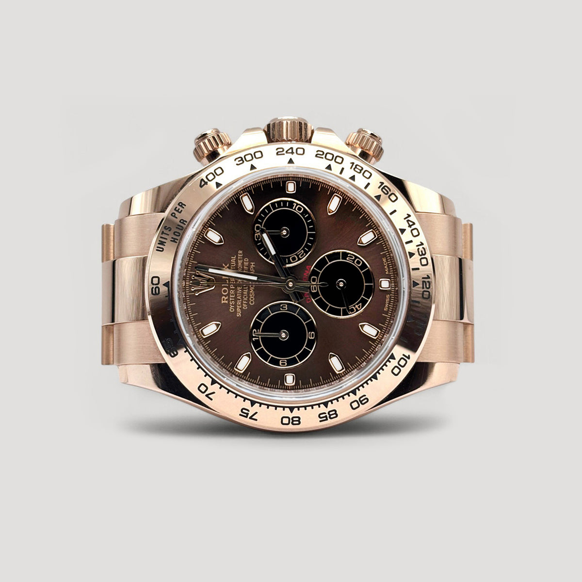 Mint Rolex Daytona Chocolate Rose Gold 40mm 116505