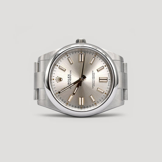 Brand New Rolex Oyster Perpetual Silver 41mm 124300
