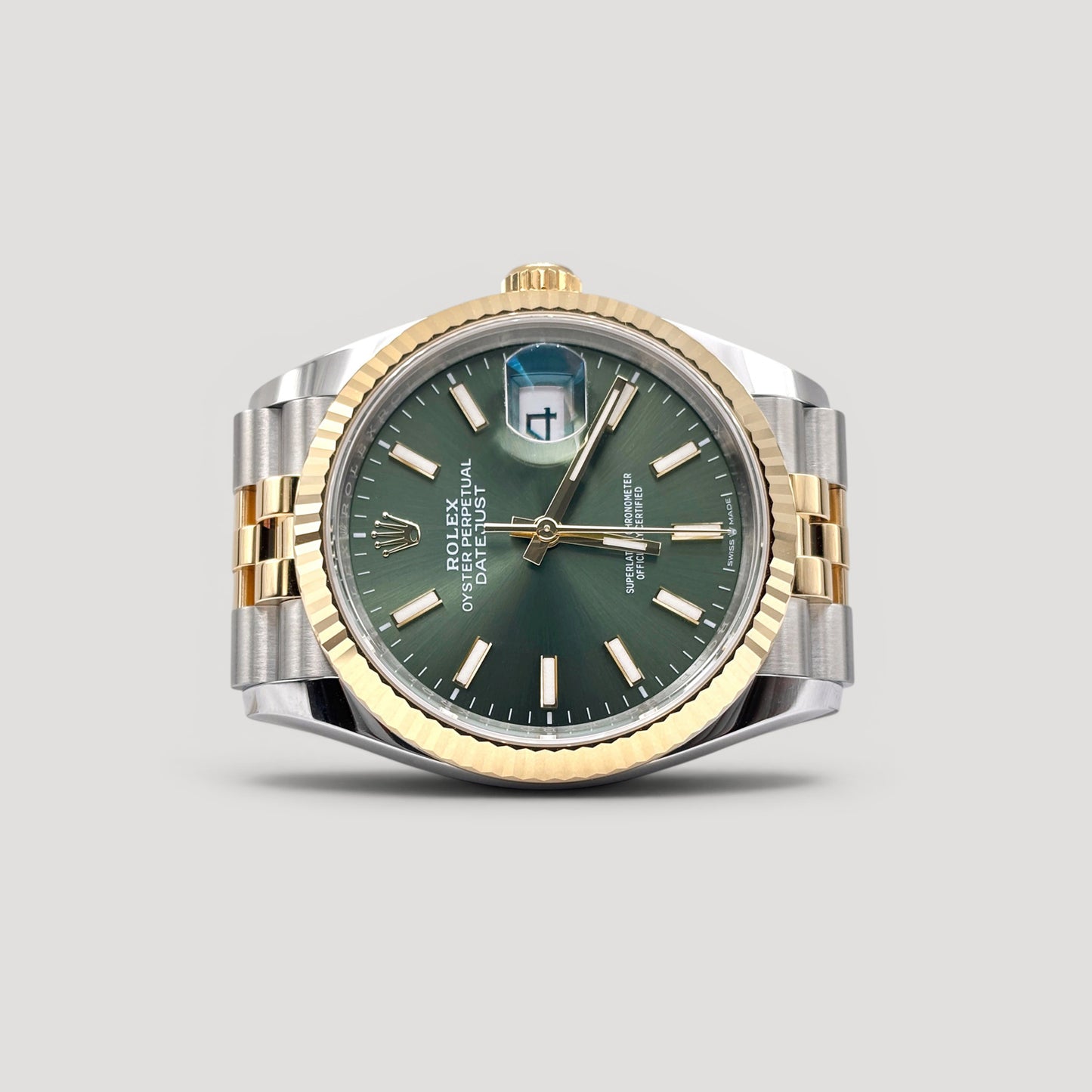 Brand New Rolex Datejust Olive Green Jubilee 36mm 126233