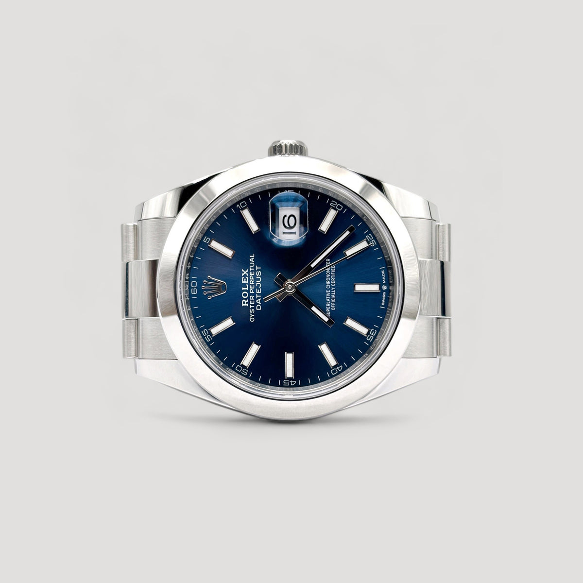 Mint Rolex Datejust Blue Oyster 41mm 126300