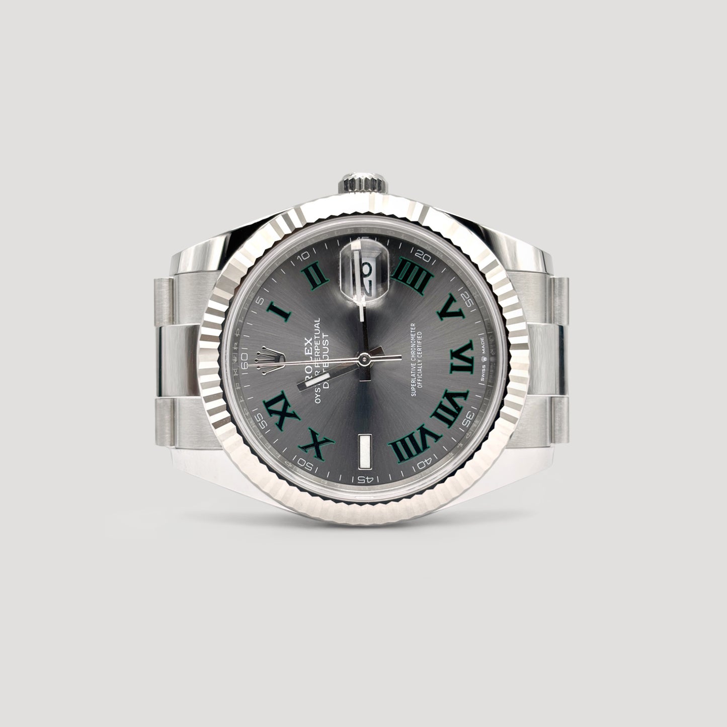 Mint Rolex Datejust Wimbledon Oyster 41mm 126334
