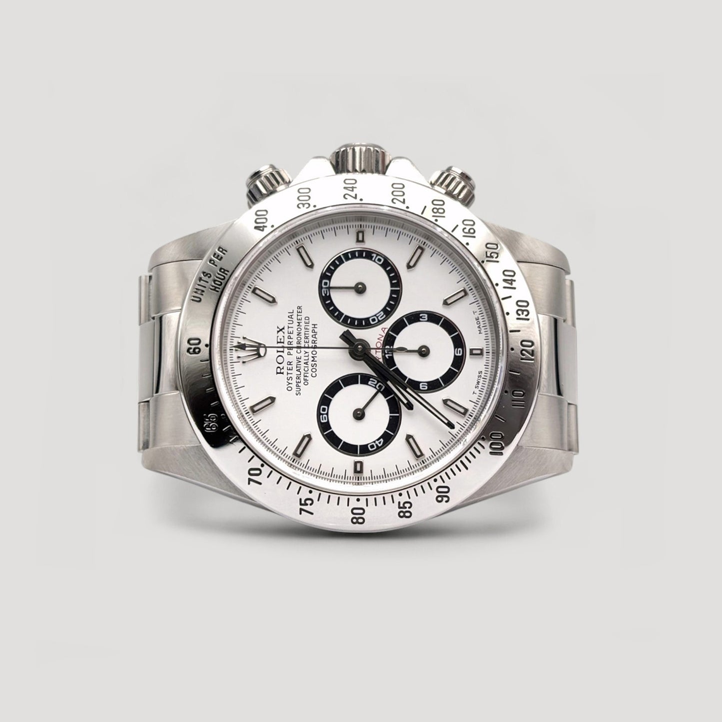 Mint Rolex Daytona Zenith White Panda 40mm 16520
