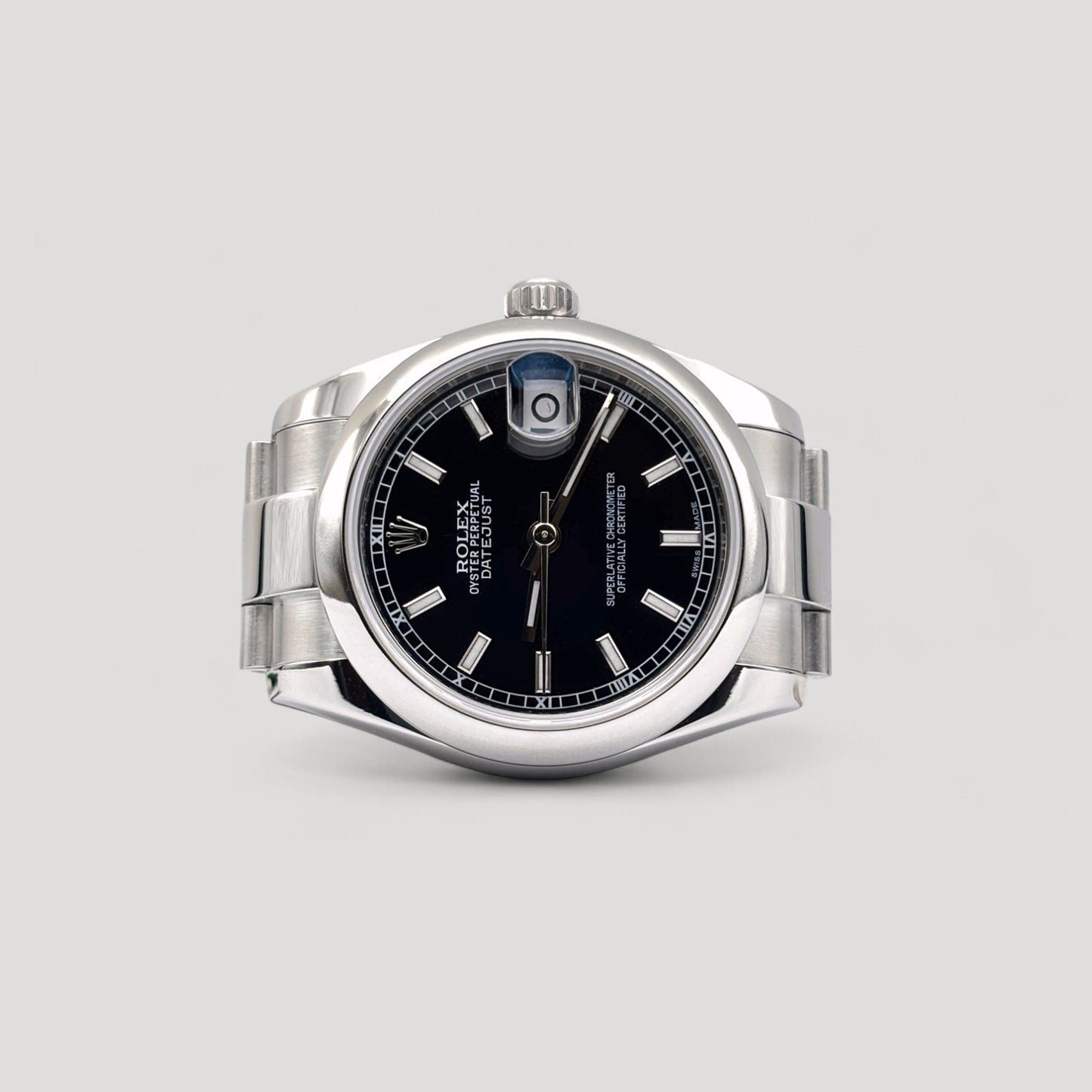 Mint Rolex Datejust Black Oyster 31mm 178240