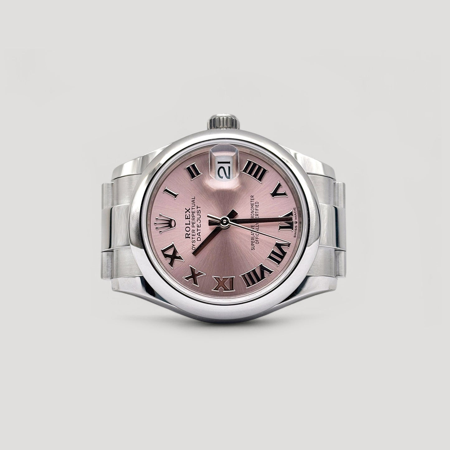 Brand New Rolex Datejust Pink Roman Oyster 31mm 278240