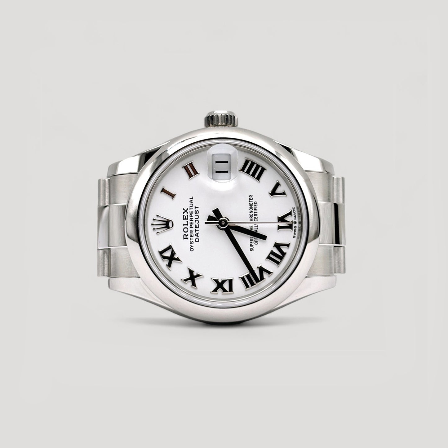 Mint Rolex Datejust White Roman Oyster 31mm 278240