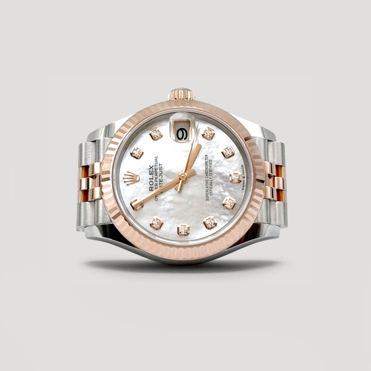 Brand New Rolex Datejust MOP w/ 10 Points Diamond Jubilee 31mm 278271
