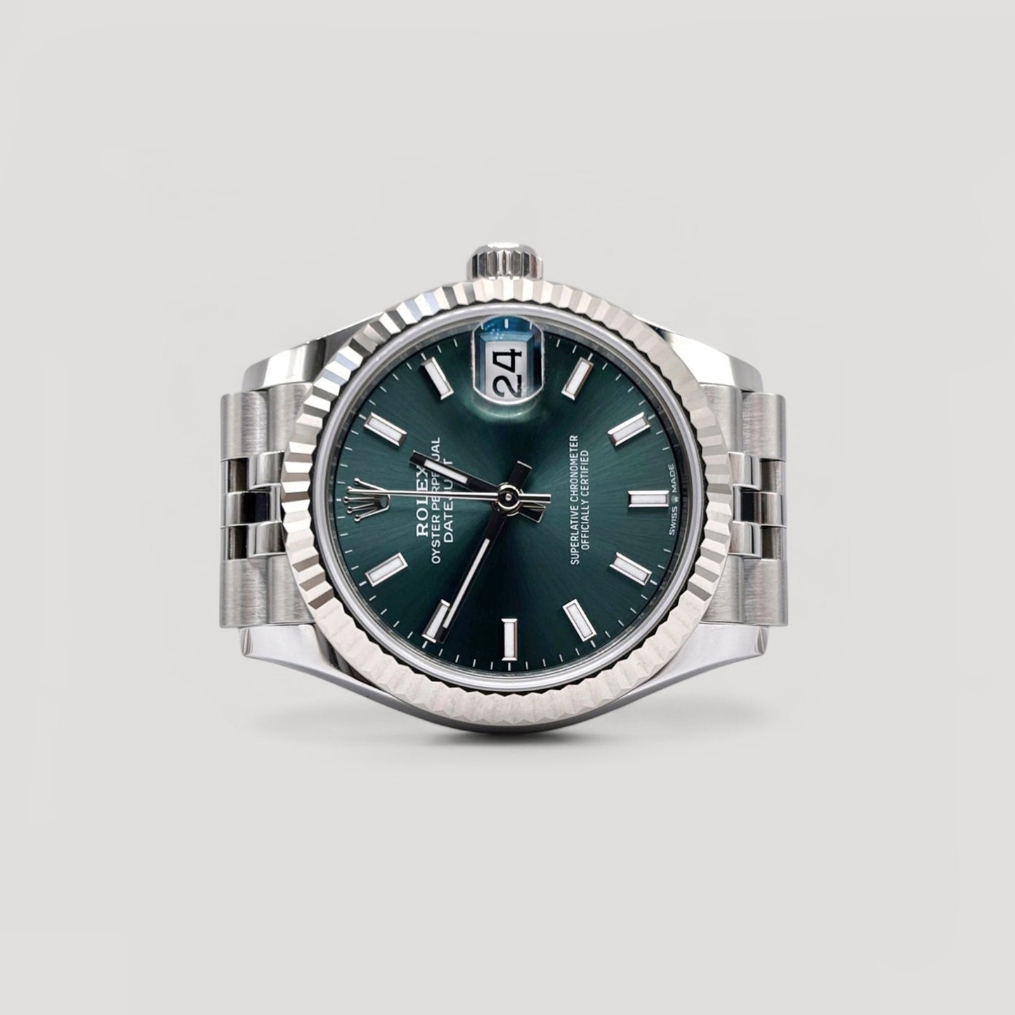 Mint Rolex Datejust Mint Green Jubilee 31mm 278274