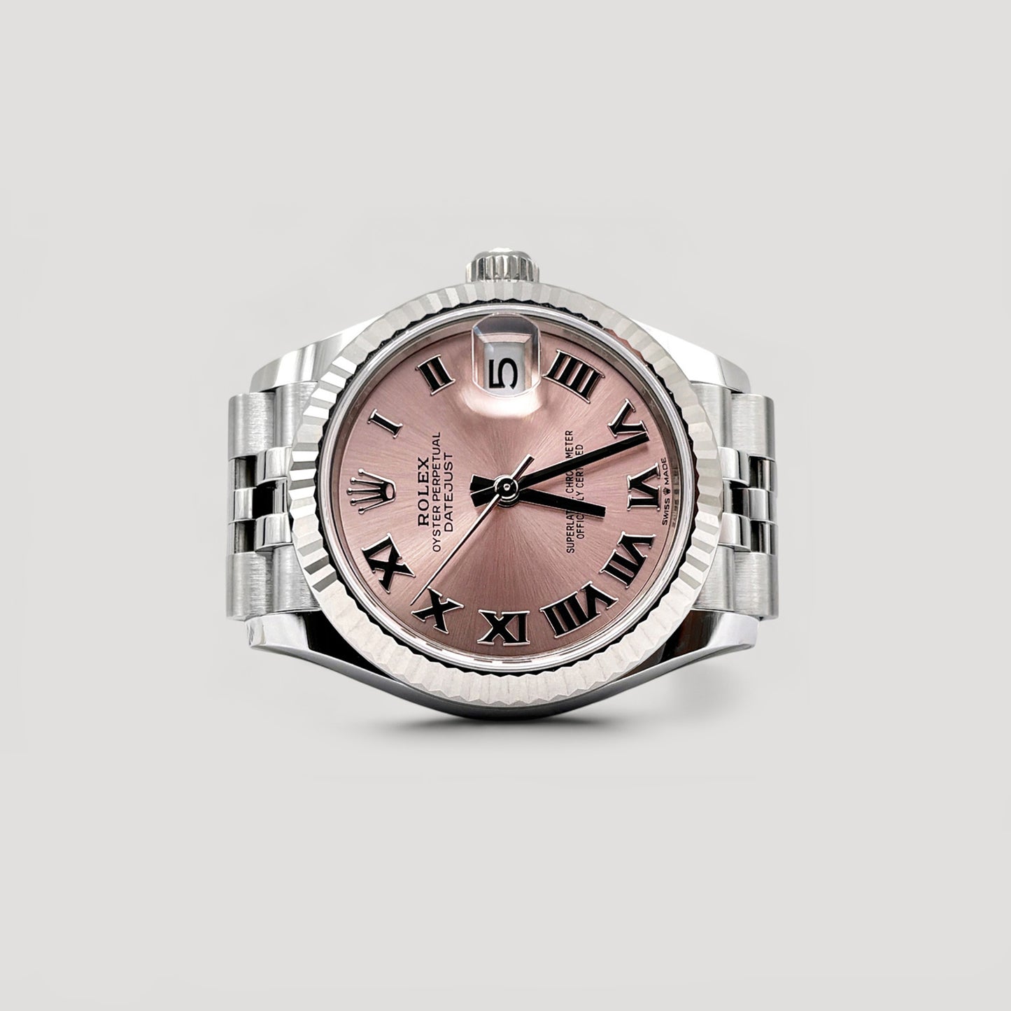 Brand New Rolex Datejust Pink Roman Jubilee 31mm 278274