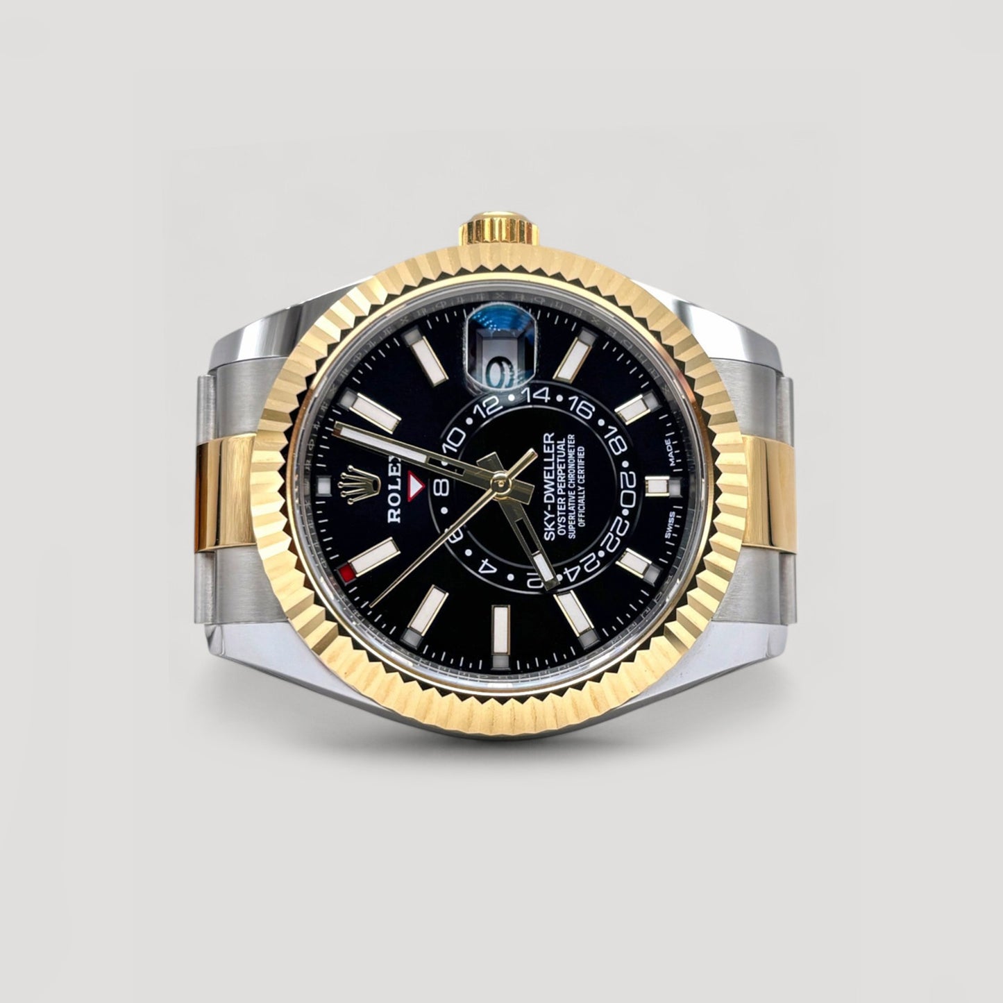 Mint Rolex Sky Dweller Black Oyster 42mm 326933