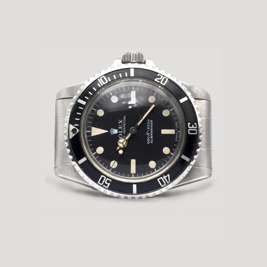 Rolex Submariner No Date Tritium Matte Black Patina 40mm 5513