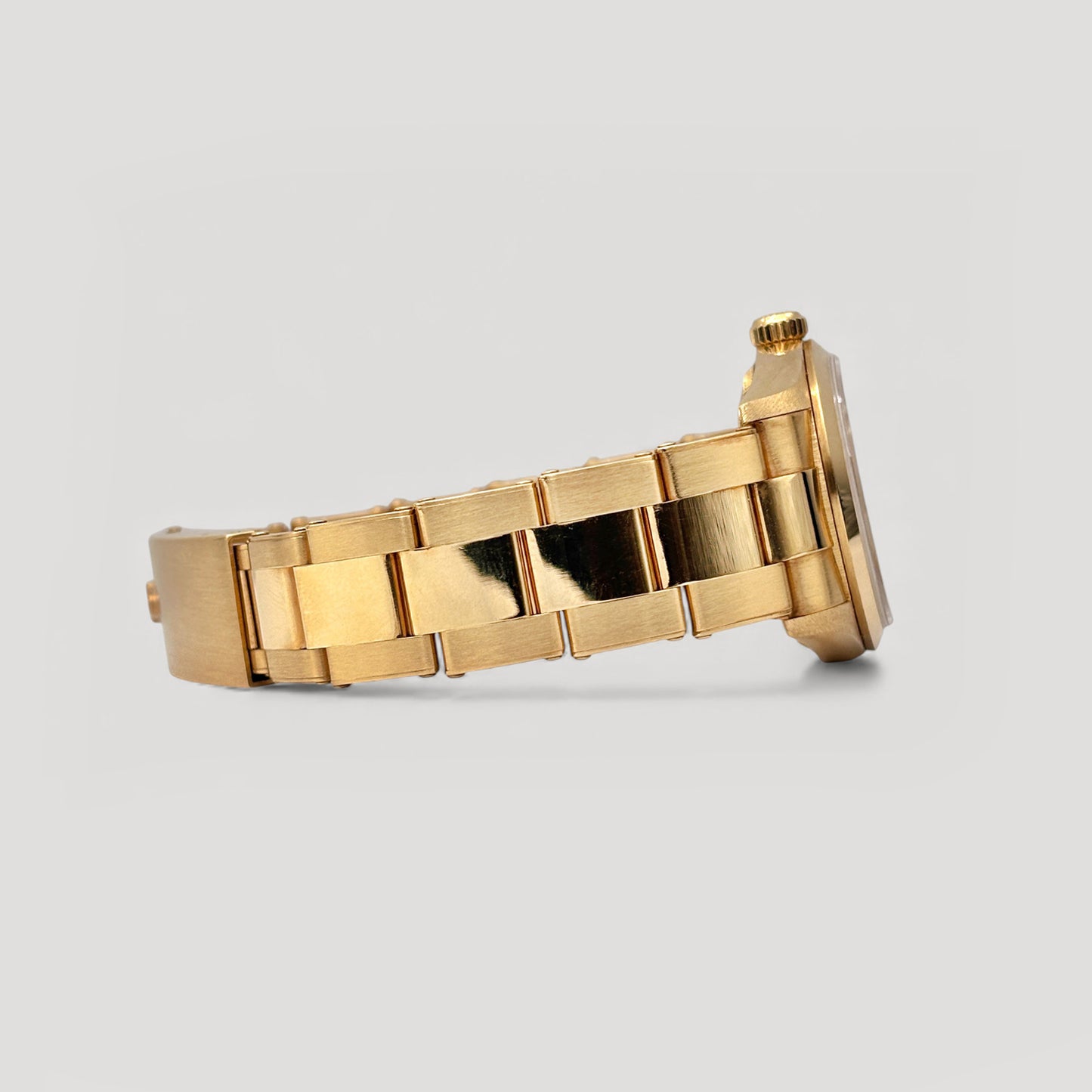 Rolex Oyster Perpetual Champagne Tritium Dial Yellow Gold 31mm 67488