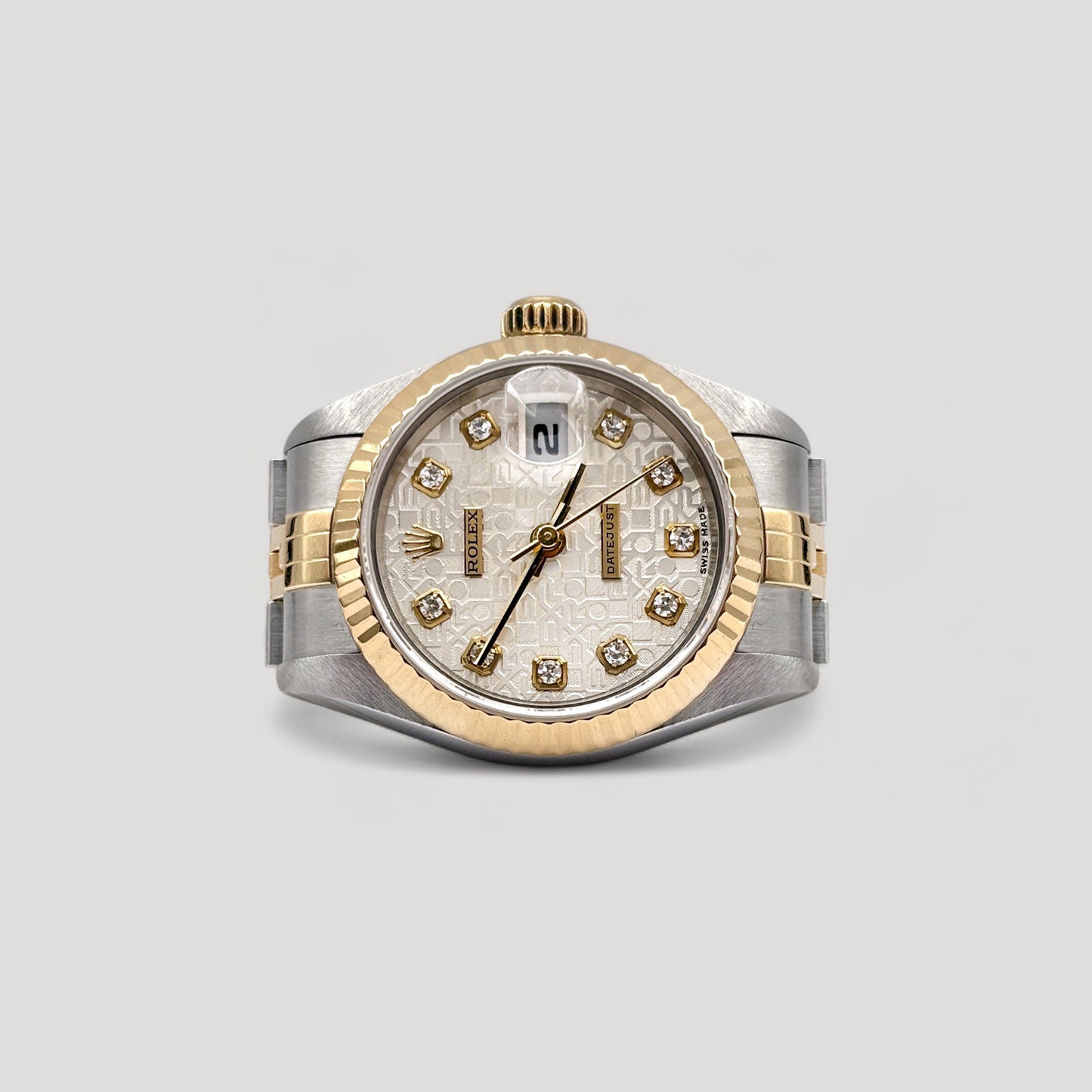 Mint Rolex Datejust Computer w/ 10 Points Diamond Jubilee 26mm 69173