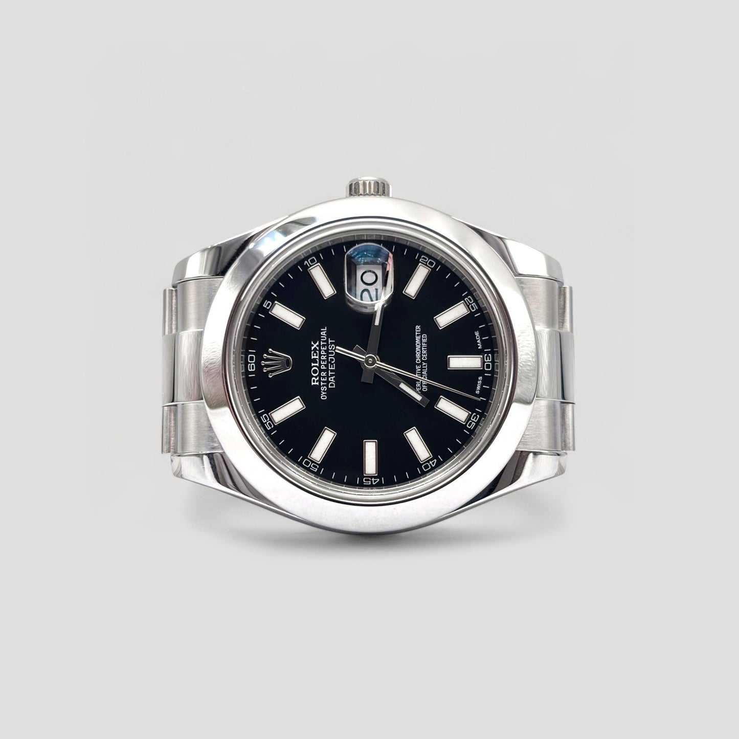 Mint Rolex Datejust Black Oyster 41mm 116300