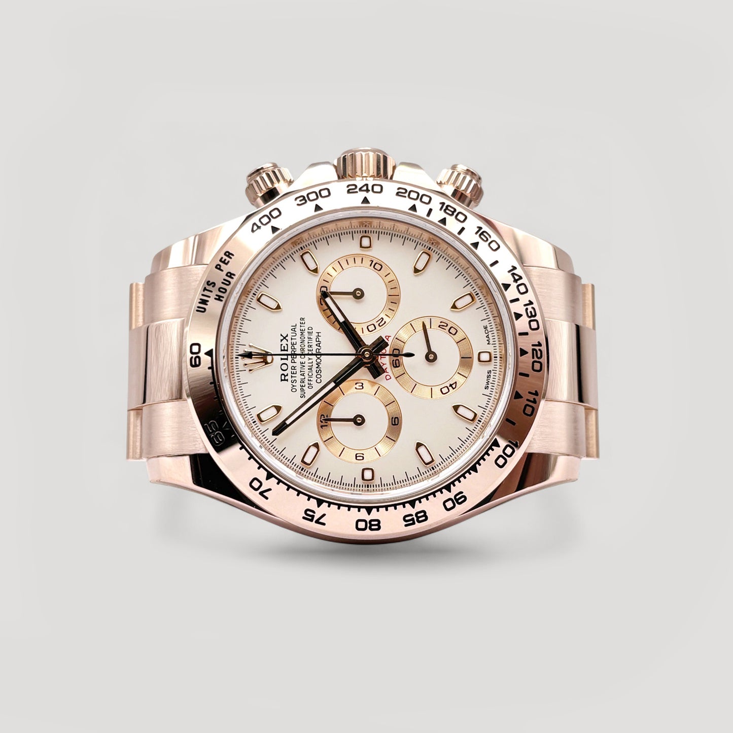 Mint Rolex Daytona Ivory Rose Gold 40mm 116505