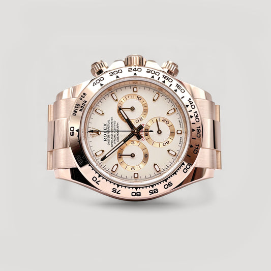 Mint Rolex Daytona Ivory Rose Gold 40mm 116505