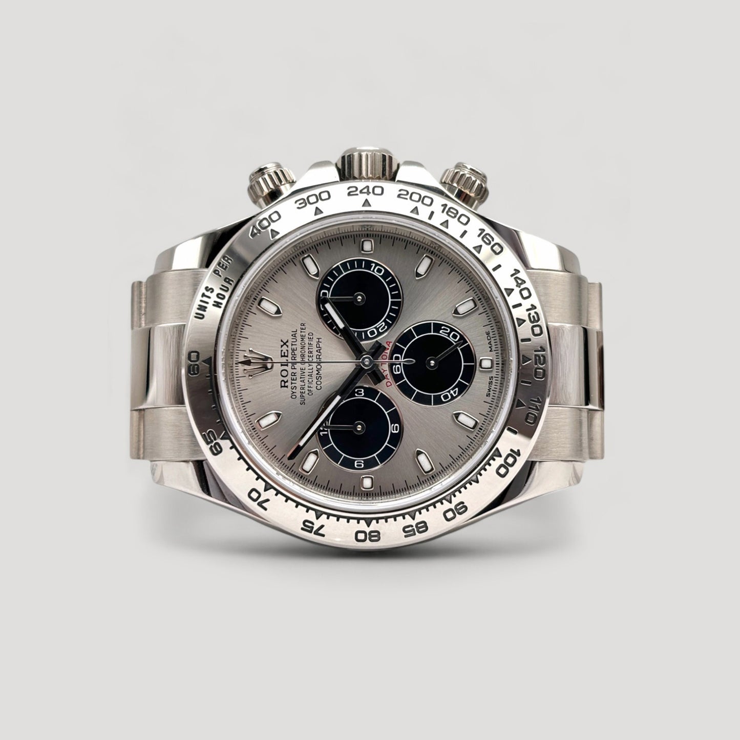 Mint Rolex Daytona Ghost Steel & Black White Gold 40mm 116509