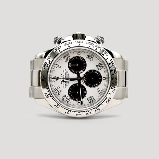 Mint Rolex Daytona Panda Arabic White Gold 40mm 116509