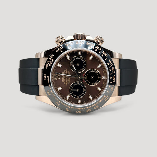 Mint Rolex Daytona Chocolate "Discontinued" Oysterflex 40mm 116515LN