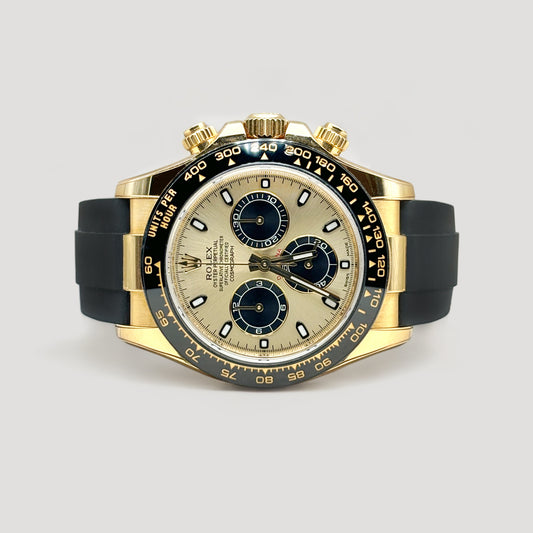 LNIB Rolex Daytona YML Oysterflex Yellow Gold 40mm 116518LN