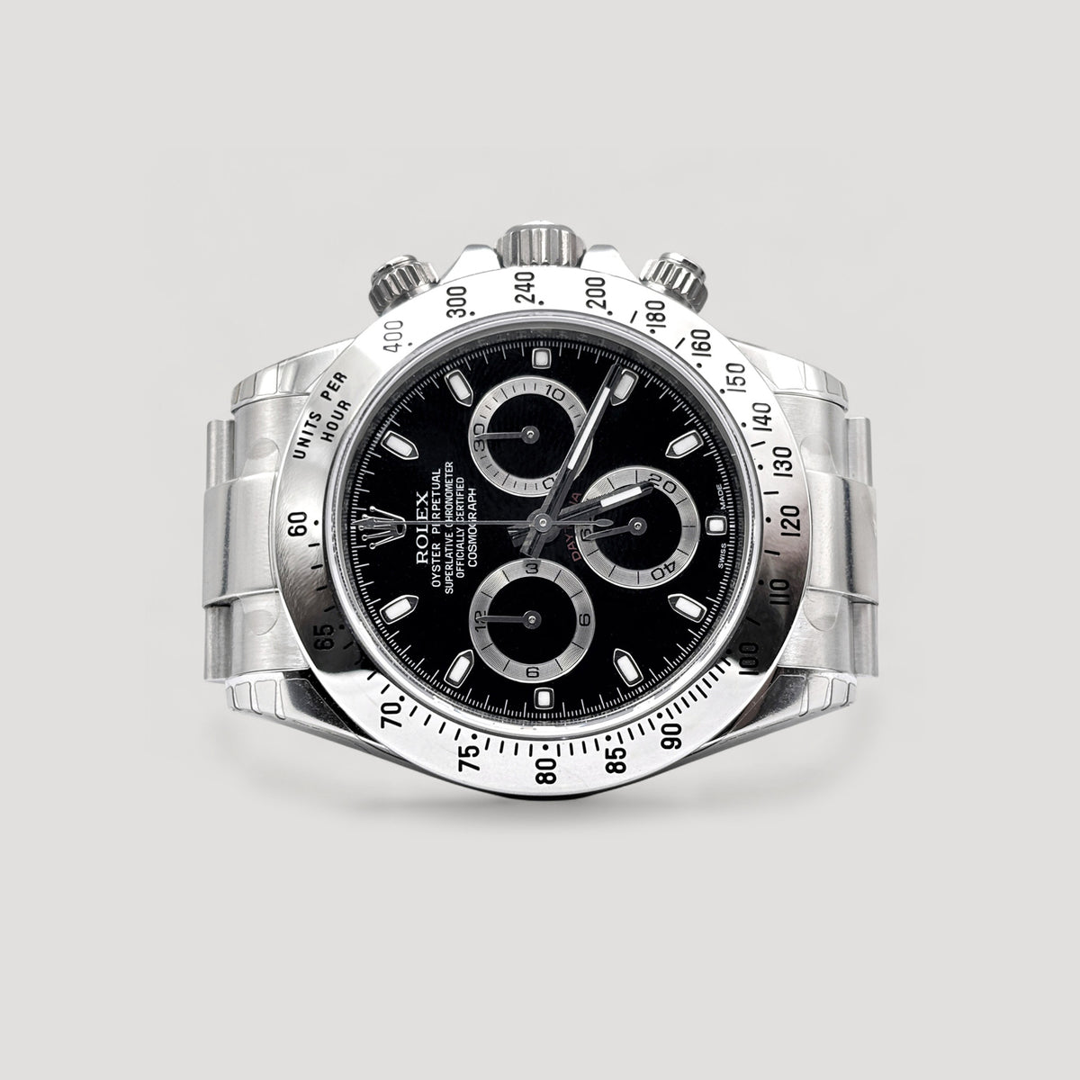 Brand New NOS Rolex Daytona Black 'APH Dial' 40mm 116520