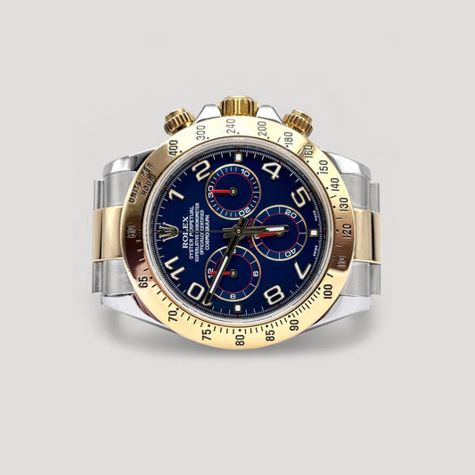 Mint Rolex Daytona Blue Racing HG 40mm 116523