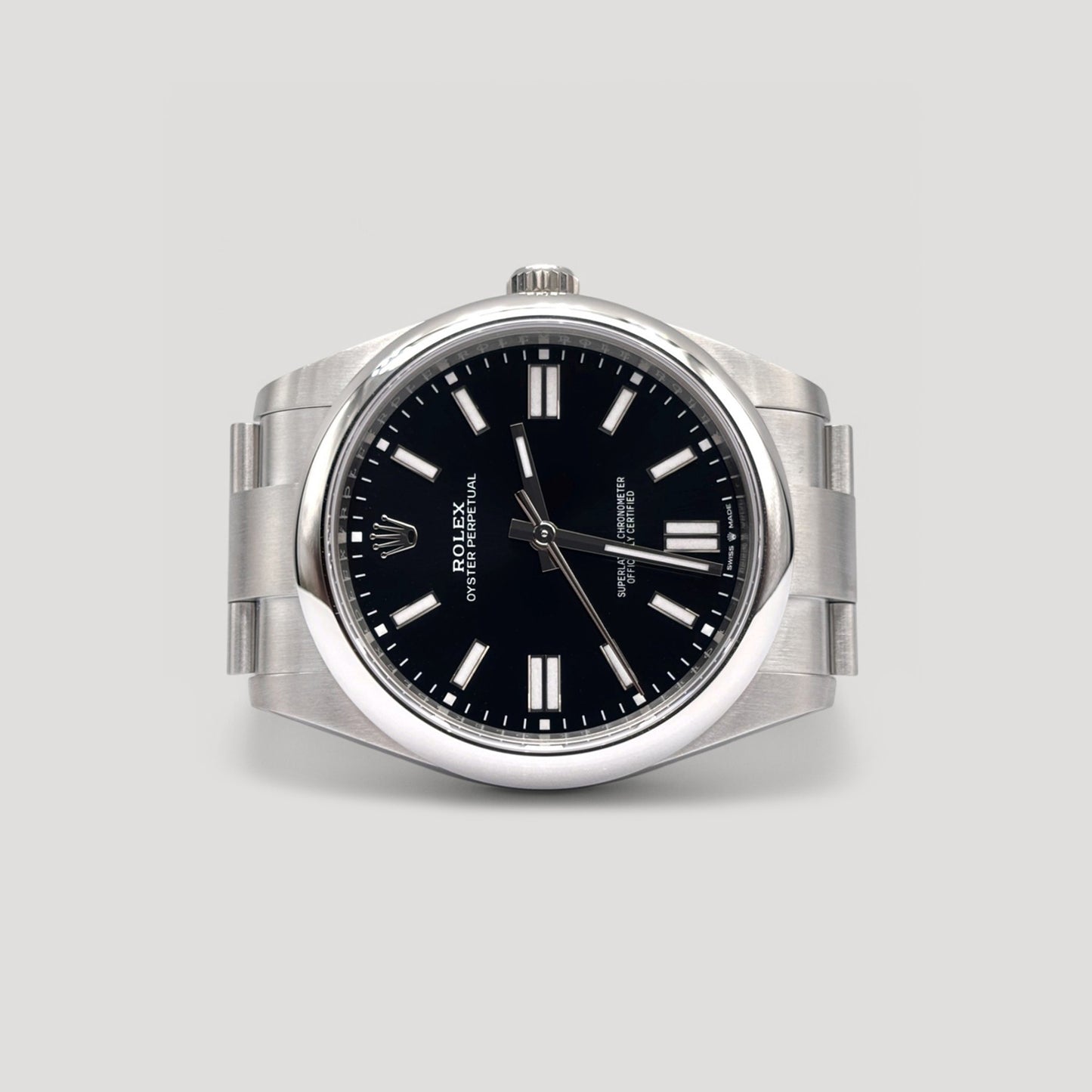 Brand New Rolex Oyster Perpetual Black 41mm 124300