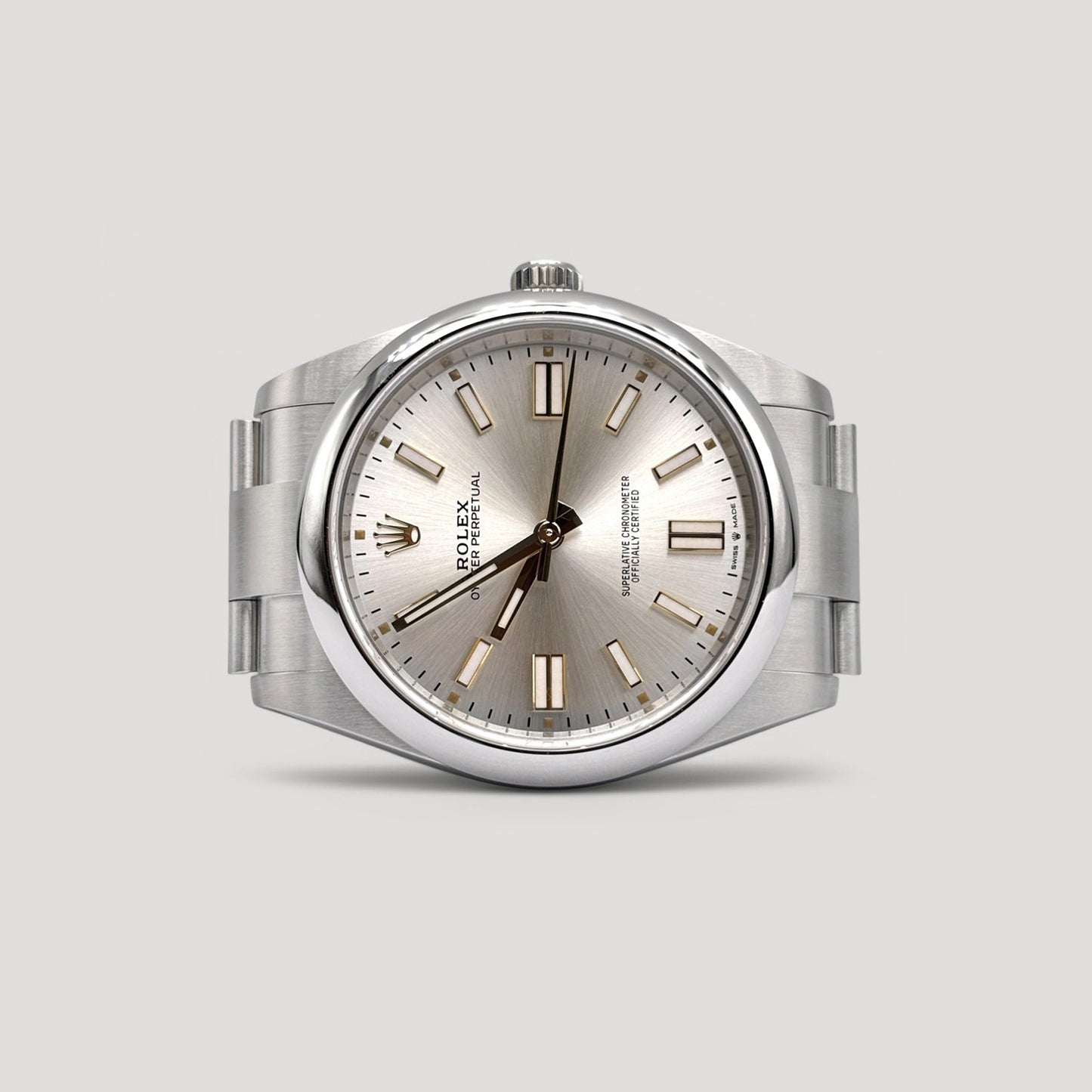 Brand New Rolex Oyster Perpetual Silver 41mm 124300