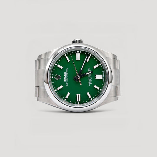 Brand New NOS Rolex Oyster Perpetual Green 36mm 126000