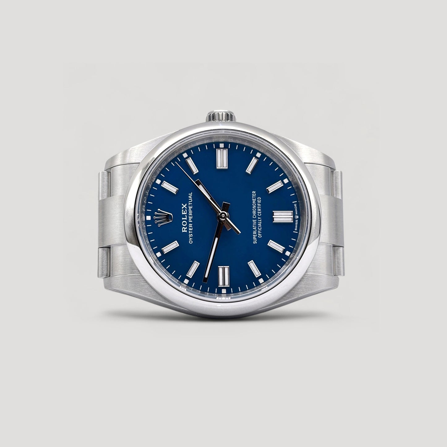 Brand New Rolex Oyster Perpetual Med Blue 36mm 126000