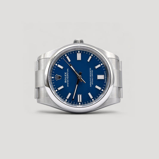 Brand New Rolex Oyster Perpetual Med Blue 36mm 126000
