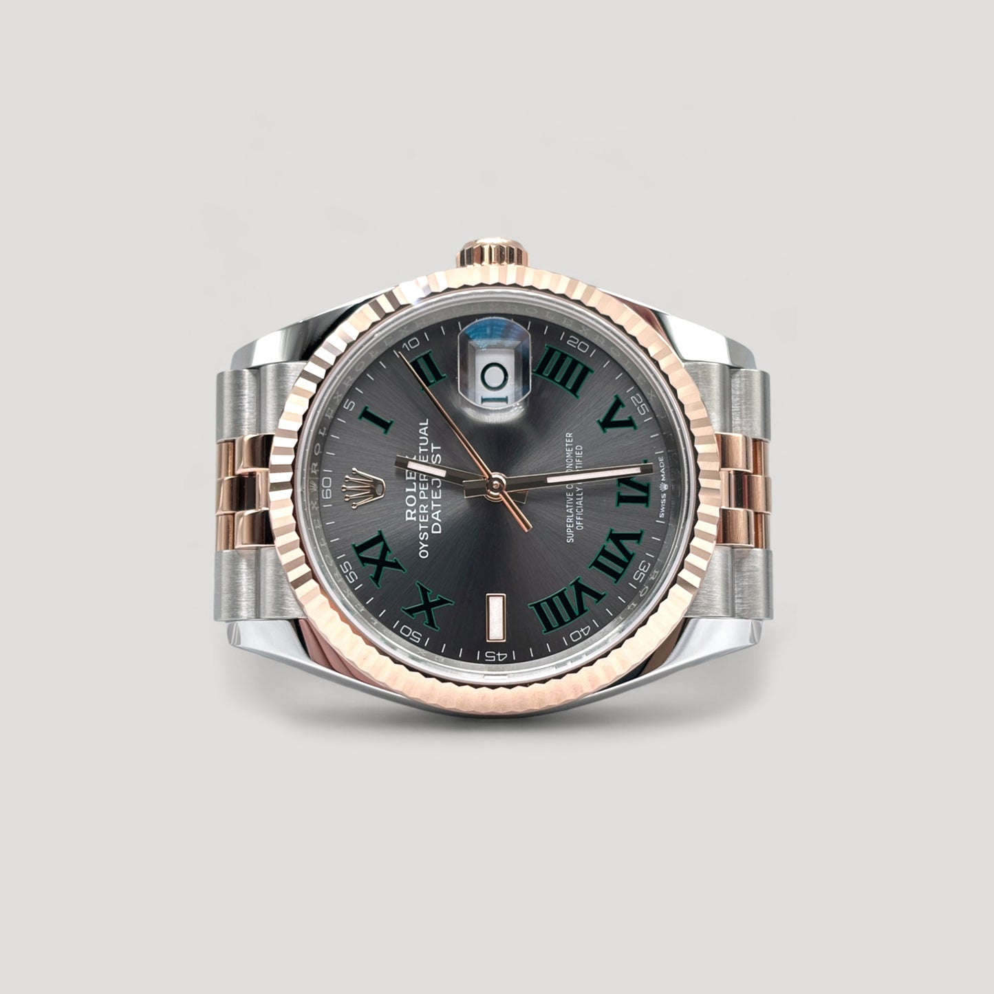 Mint Rolex Datejust Wimbledon Jubilee 36mm 126231