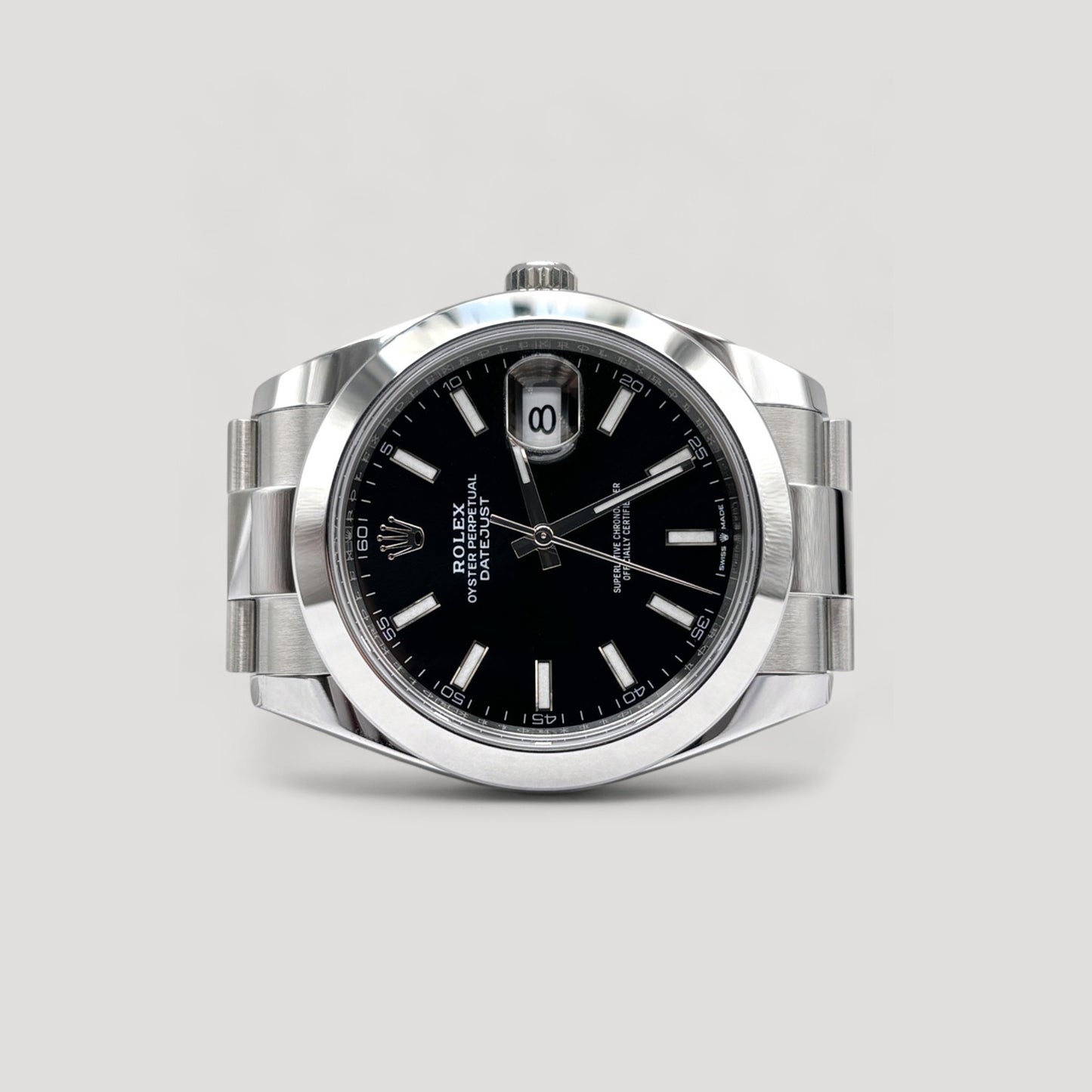 LNIB Rolex Datejust Black Oyster 41mm 126300