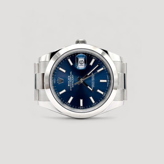 Mint Rolex Datejust Blue Oyster 41mm 126300