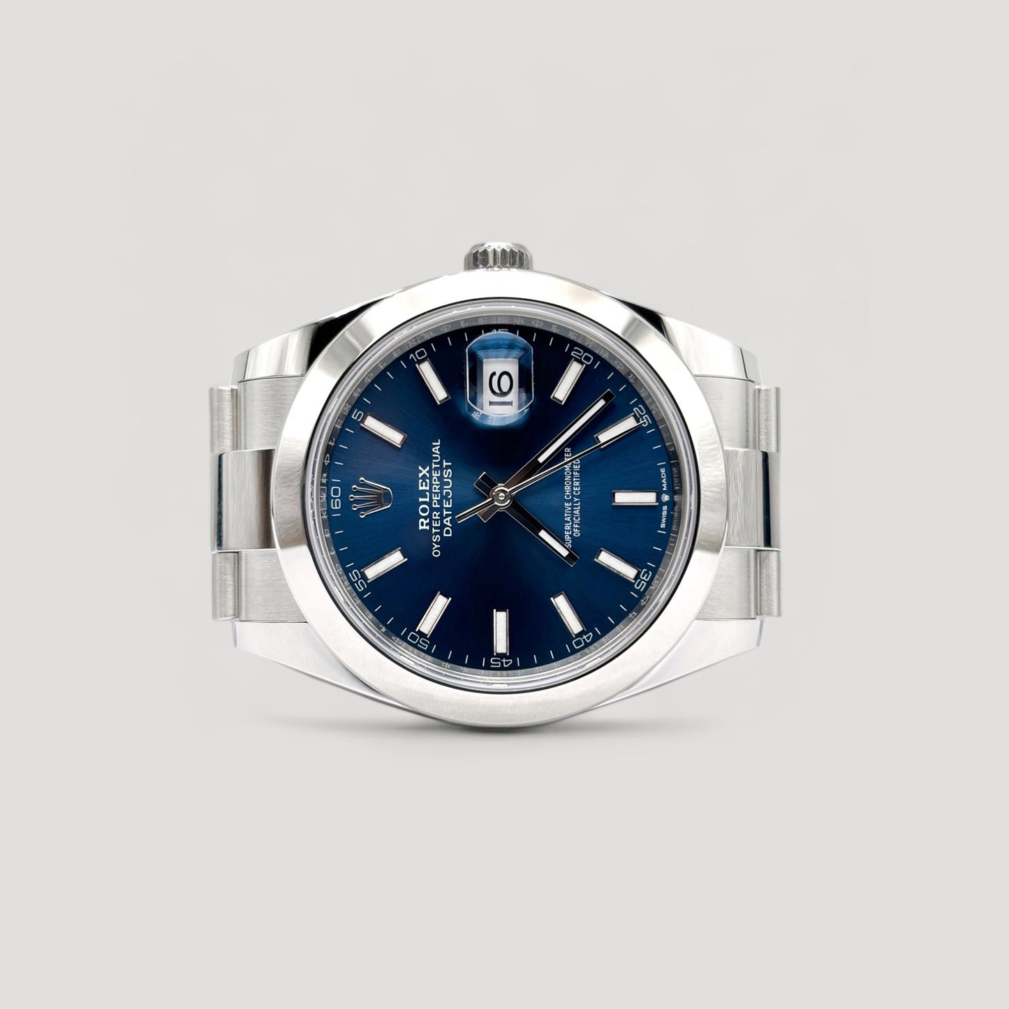 Brand New Rolex Datejust Blue Oyster 41mm 126300