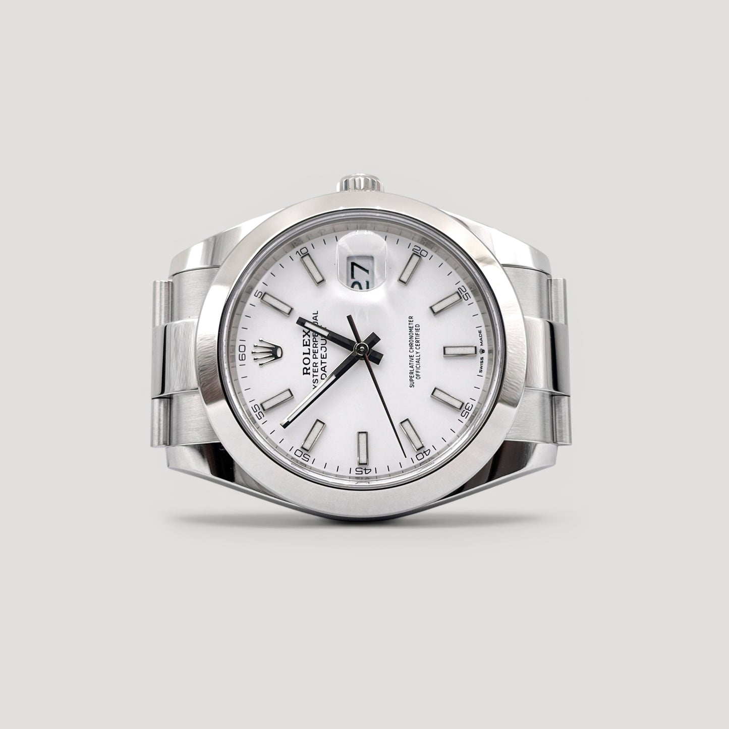 Brand New Rolex Datejust White Oyster 41mm 126300