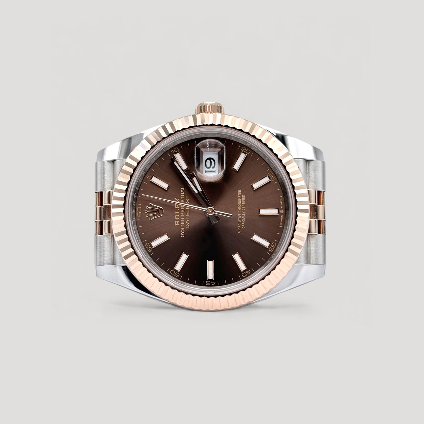 LNIB Rolex Datejust Chocolate Jubilee 41mm 126331