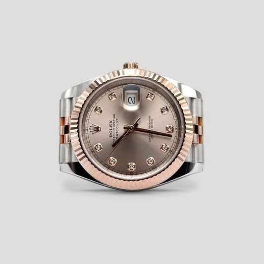 Mint Rolex Datejust Sundust w/ 10 Points Diamond Jubilee 41mm 126331