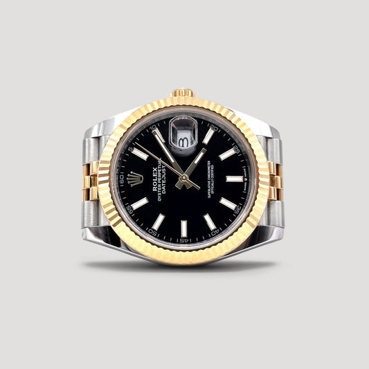 Mint Rolex Datejust Black Jubilee 41mm 126333