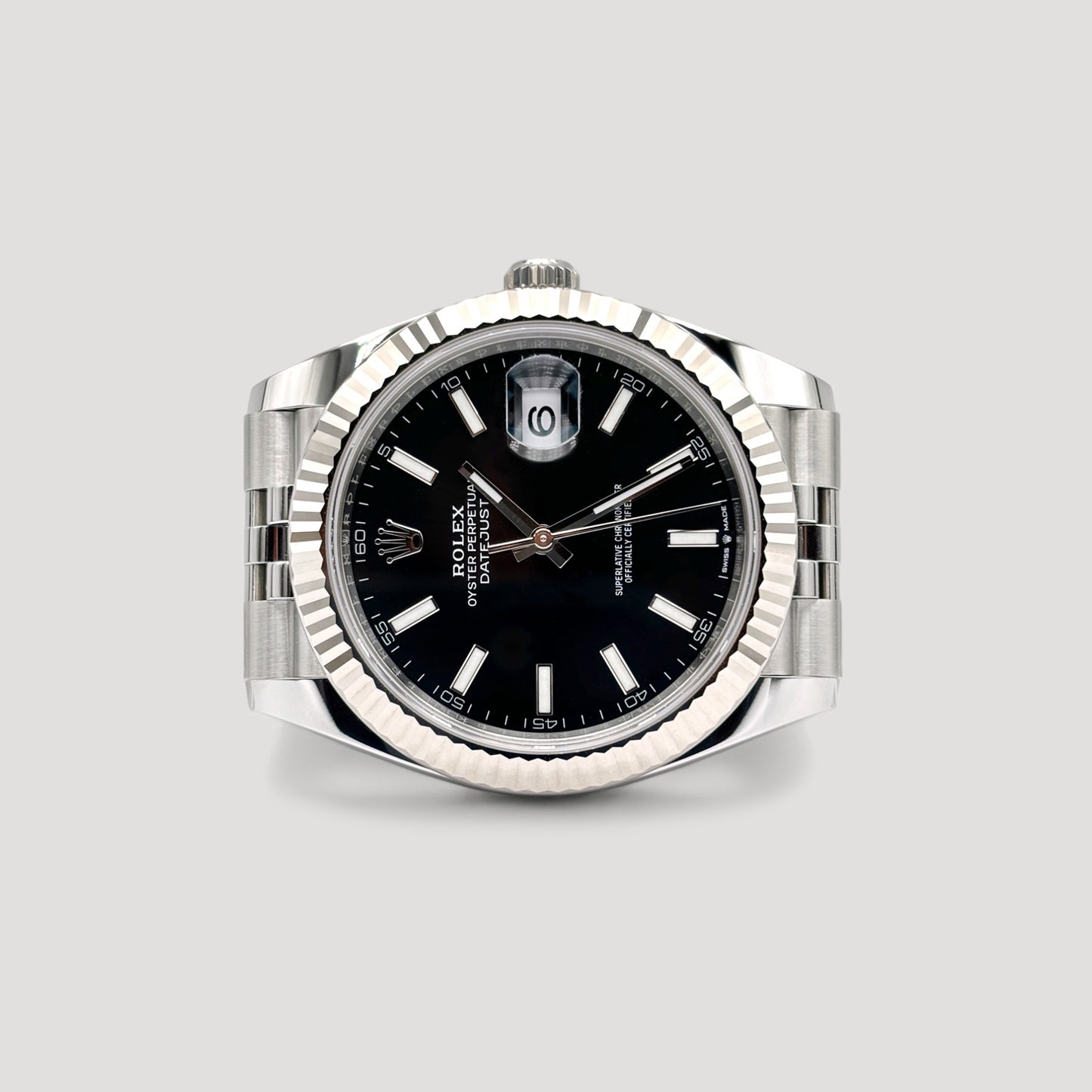 Brand New Rolex Datejust Black Jubilee 41mm 126334