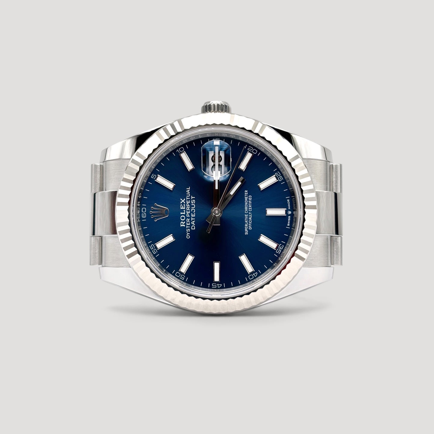 Brand New Rolex Datejust Blue Oyster 41mm 126334