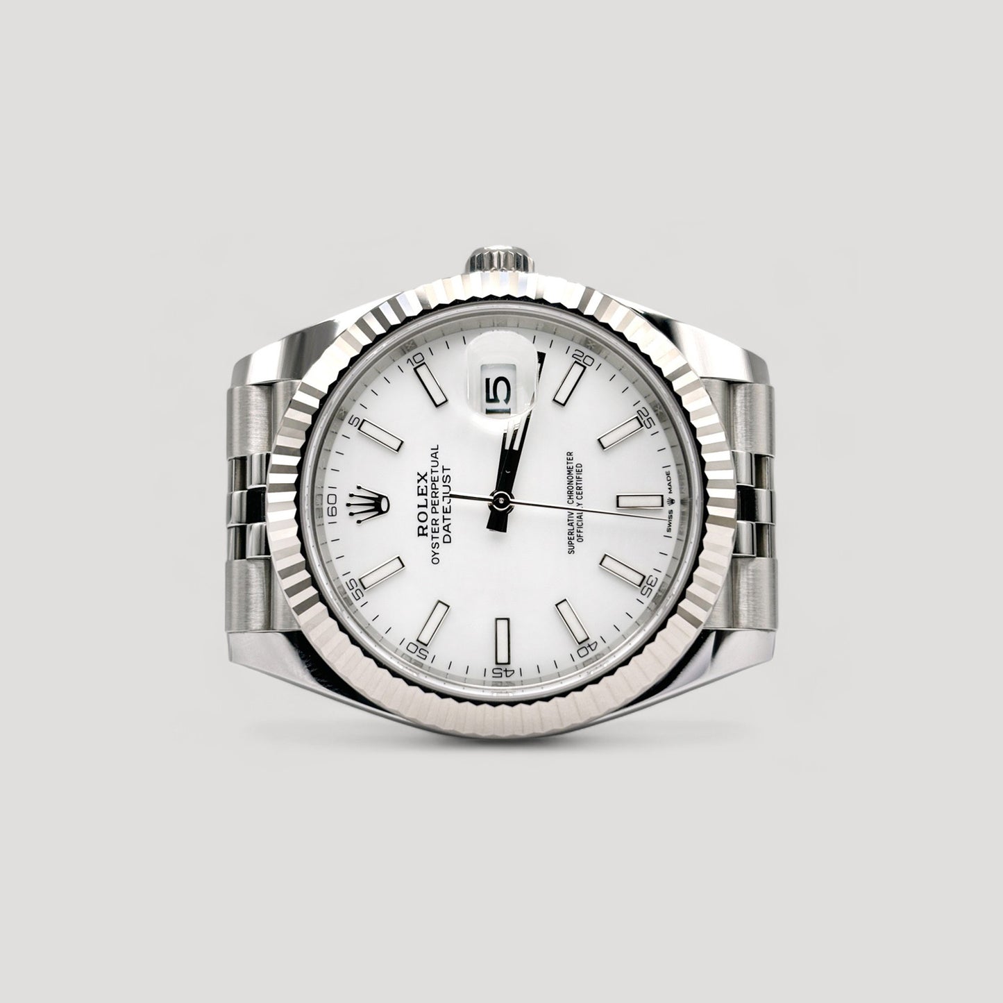 Brand New Rolex Datejust White Jubilee 41mm 126334