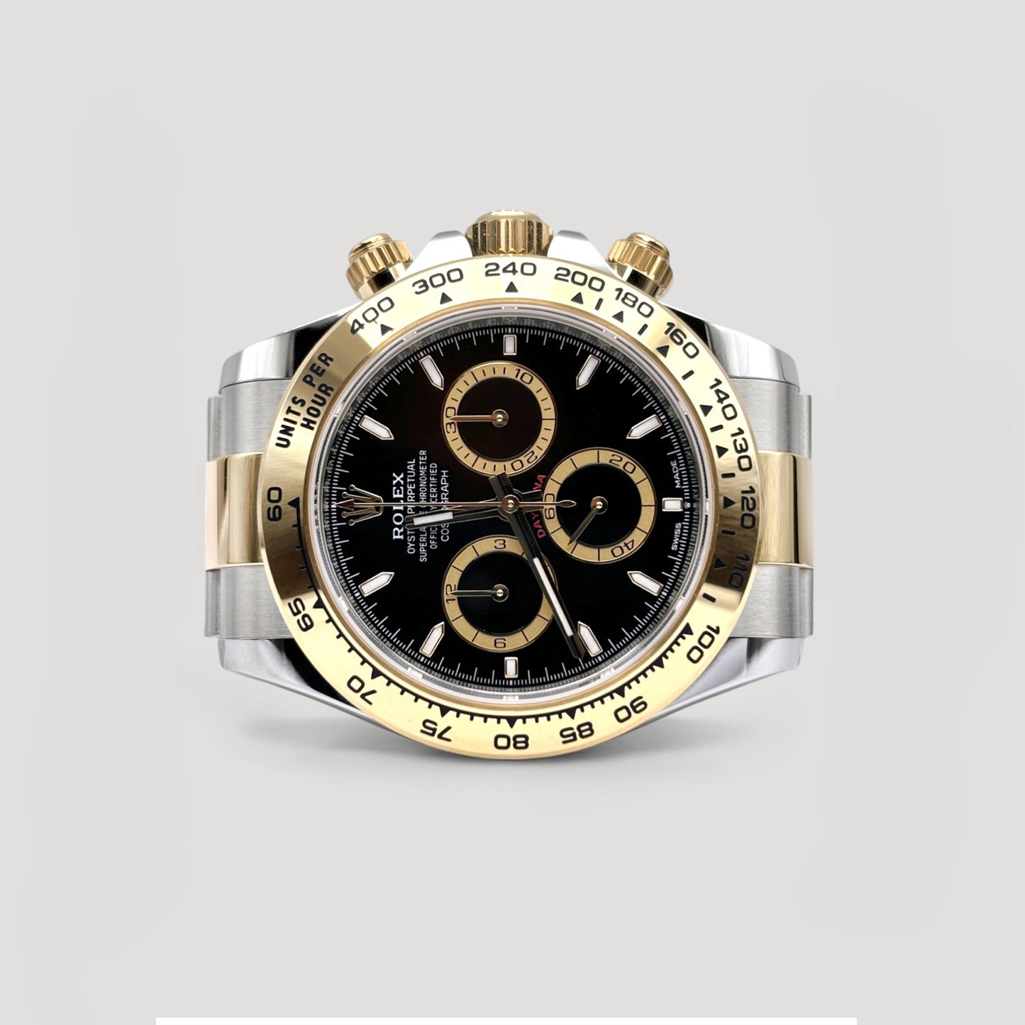 Brand New Rolex Daytona Black Half Gold 40mm 126503