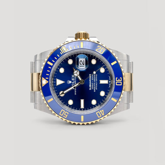 Mint Rolex Submariner Sunburst Half Gold 41mm 126613LB