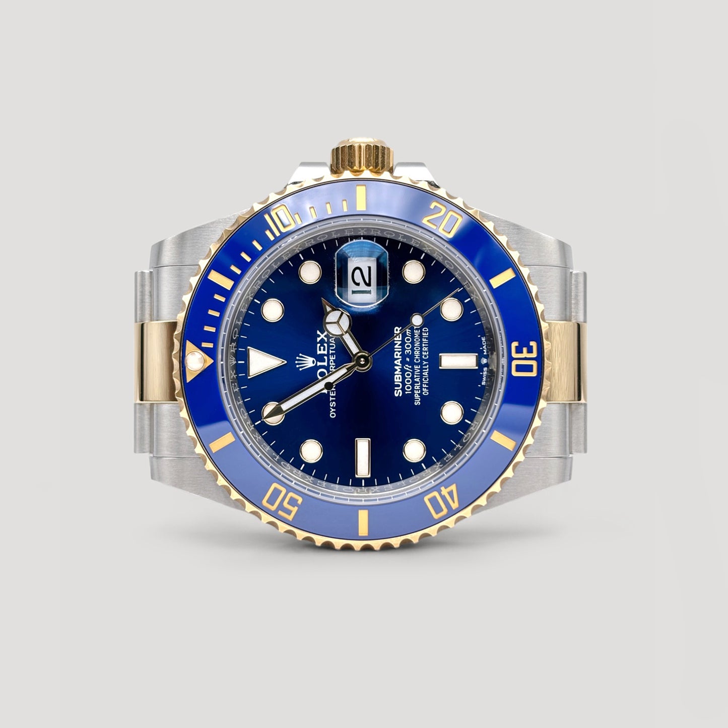 Brand New Rolex Submariner Sunburst Half Gold 41mm 126613LB