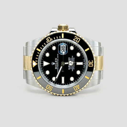 Brand New Rolex Submariner Black Half Gold 41mm 126613LN