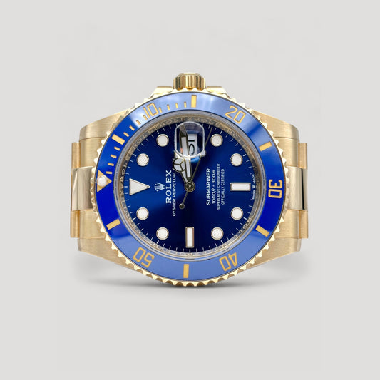 Mint Rolex Submariner Sunburst Full Gold 41mm 126618LB