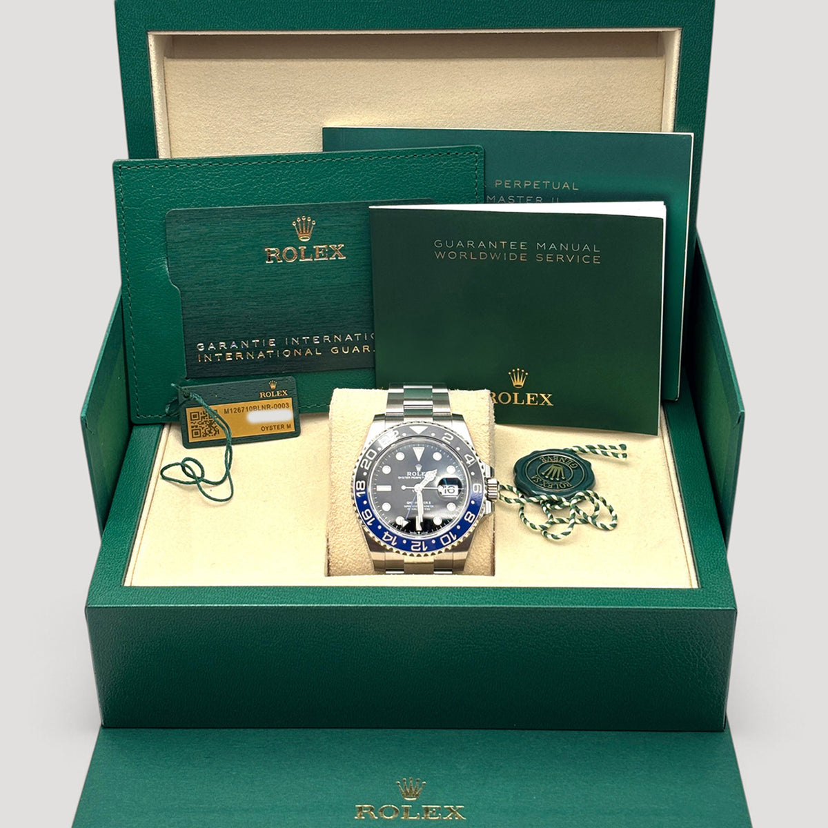 Brand New Rolex GMT Master II Batman Oyster 40mm 126710BLNR