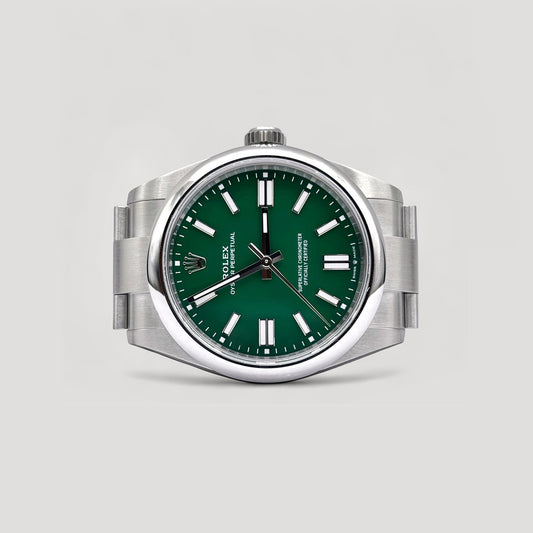 Brand New Rolex Oyster Perpetual Green 41mm 134300