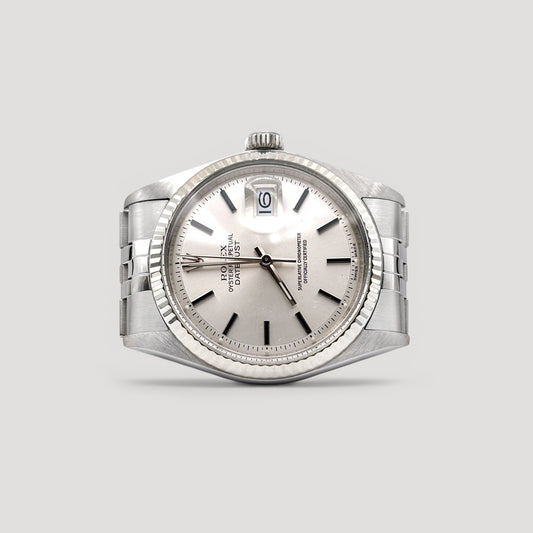 Mint Rolex Datejust Silver Jubilee 36mm 1601